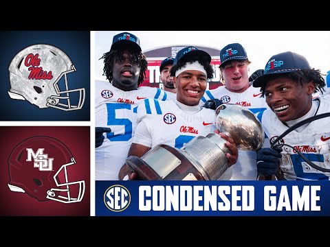 No. 7 Ole Miss Rebels at Mississippi State Bulldogs | Condensed Game | 2025 SEC Football