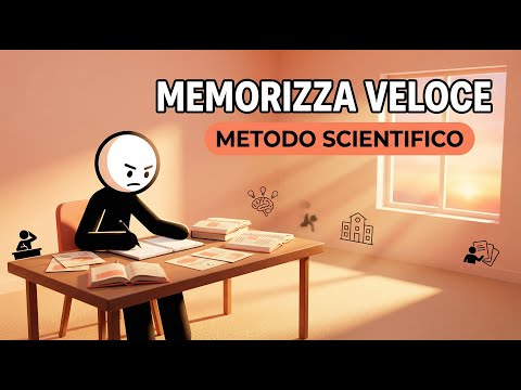 Come MEMORIZZARE cosรฌ VELOCE che sembra ILLEGALE (Metodo Scientifico)
