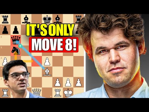 Is Magnus INSANE?! Sacs THE QUEEN On Move 8 And Crushes Super-GM! "Opening Rewritten!!"