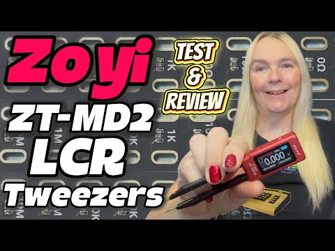 Zoyi ZT-MD2 LCR Tweezers With Signal Generator & DC Voltage Measurement!  Full Test & Review