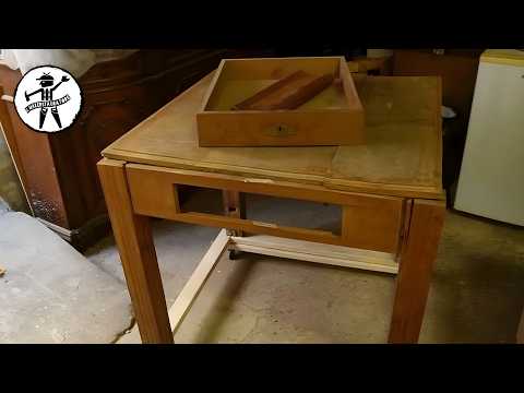 ANTIQUE Desk RESTORATION // a table more unique than rare //