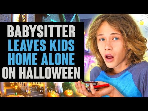 Sitter Leaves Kids HOME ALONE on Halloween