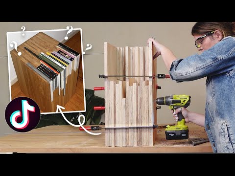 making this impossible table that went viral on tiktok