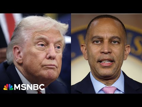 'Unhinged and unserious' Trump knows he's responsible for the shutdown: Leader Jeffries