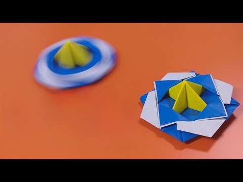 [Paper Blade] Hydro Storm (Attack Type) / Origami Top Tutorial (Origami top hydrostorm)