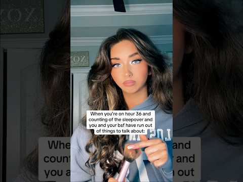 When the sleepover turns into the whole weekend LOL