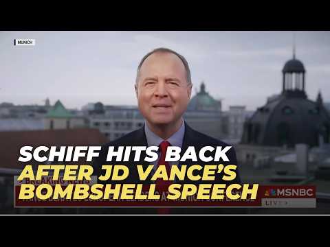 Schiff Hits Back After Bombshell JD Vance Speech