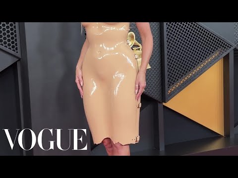 Heidi Klum's Skin-Colored Latex Dress at the 2026 Grammys