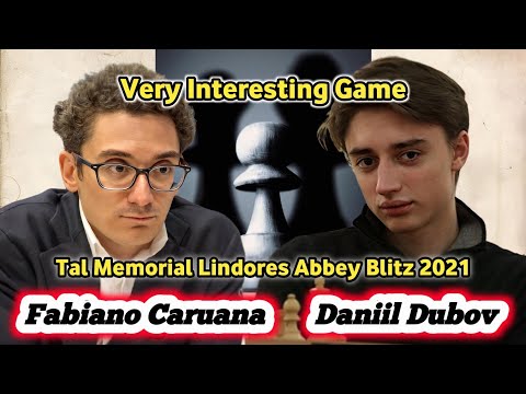 Fabiano Caruana vs Daniil Dubov | Tal Memorial Lindores Abbey Blitz 2021 | Good Game 