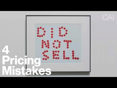 4 Pricing Mistakes Preventing You from Selling Your Art (& How To Fix Them)