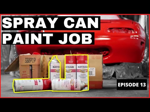 So You Want to Spray Paint Your Car | Spray Can Paint Job at Home | Project Miata Build | Episode 13