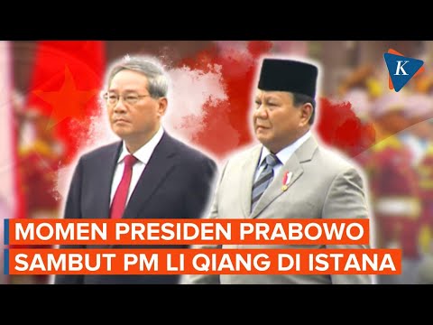 [FULL] Pidato Prabowo Saat Sambut PM China Li Qiang di Istana Merdeka
