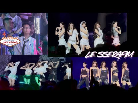 LE SSERAFIM FULL CONCERT Fancam EASY CRAZY HOT Tour Las Vegas 09-20-25