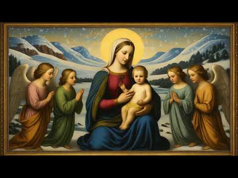 Madonna Raphael’s Christmas Painting in AI (4K Ultra HD) | 4K Art For Your TV | Christmas Collection