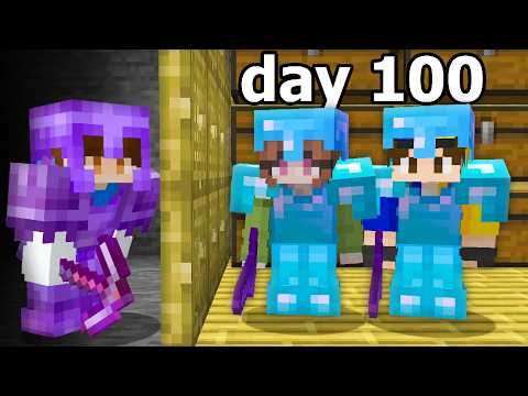 I Survived 100 Days Inside My Enemy's Base