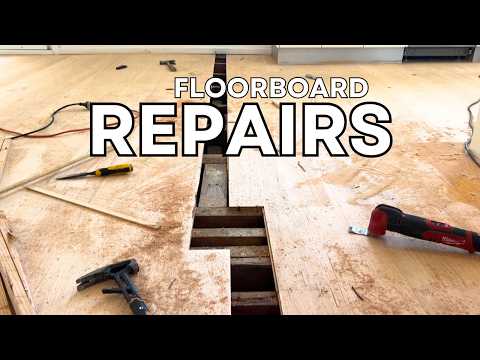 How to REPLACE damaged flooring