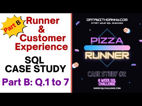 SQL CASE STUDY #2 PART - B | PIZZA RUNNER | Runner and Customer Experience