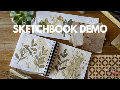 Letting Go of Perfection in Your Sketchbook 🌿 Loose Leaves Demo