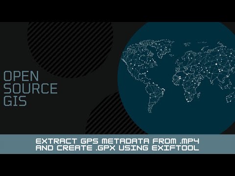 Extract GPS Metadata from .MP4 and create .GPX using Exiftool