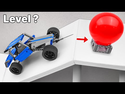 LEGO Cars vs Obstacles… And Balloons Start Popping | FM Lego Technic