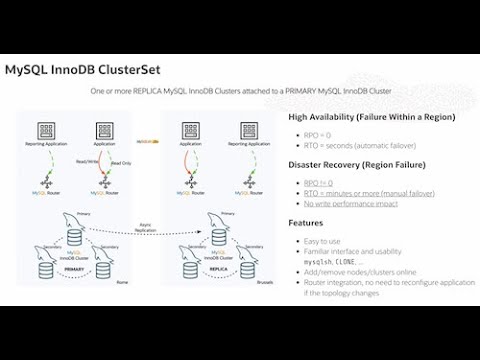 MySQL Database Architectures - High Availability and Disaster Recovery Solutions