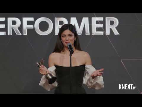 A Complete Unknown's Monica Barbaro accepts the Breakthrough Performance Award | Astra Film Awards