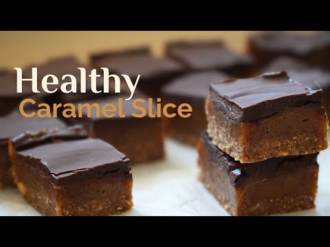 Healthy Caramel Slice - Pure Sticky Goodness