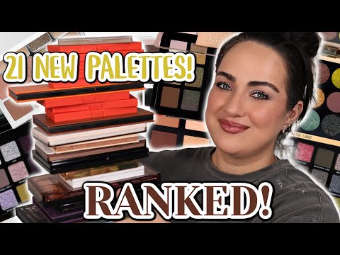 21 New Eyeshadow Palettes… RANKED from WORST to BEST! 💥 (Fall 2025)