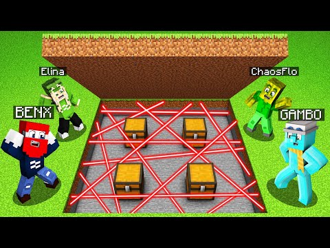 WIR FINDEN EINEN GEHEIMEN SCHATZ BUNKER (MINECRAFT FREUNDE 3)