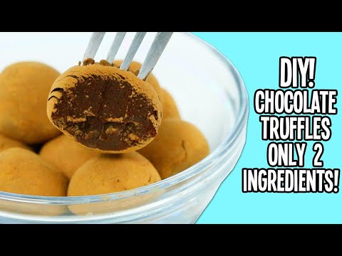 How to Make Chocolate Truffles with Only 2 Ingredients!