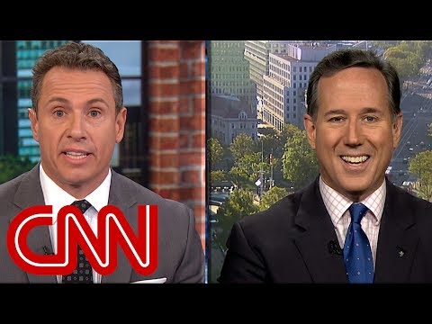 Cuomo, Santorum spar over Trump's honesty