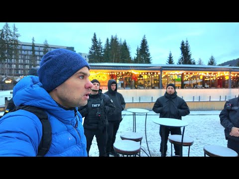 Банда в Буковелі! Місце, де закони не діють! Всі напали на туриста! Один захищається проти всіх!