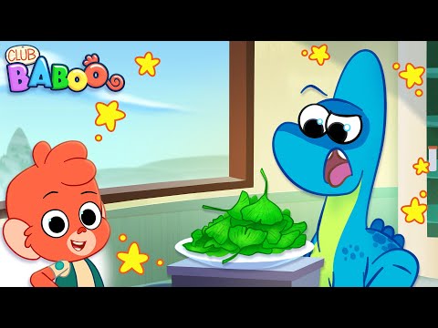 The baby brachiosaurus is a picky eater! | Why are the baby Dinosaurs crying? | They are hungry!