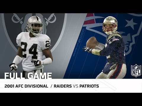 2001 AFC Divisional Round: Raiders vs. Patriots | "Tuck Rule Game" | NFL Full Game