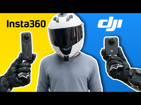 Battle Of The 360 Cameras For Bikers | DJI vs Insta360