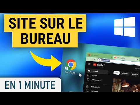 Créer un raccourci d'un site internet sur son bureau Windows 11