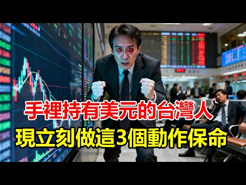 美國降息屠刀落下！台幣匯率將發生「驚天劇變」？手裡持有美元的台灣人，立刻做這「3個動作」保命！慢一步資產縮水30%！#台幣匯率 #美國降息 #投資理財 #金融知識 #美元貶值 #驚天劇變 #台灣經濟