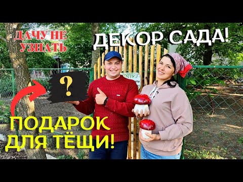 ПОДАРОК ДЛЯ ТЁЩИ Своими  Руками. Дачу не узнать! Дача. Жизнь в Деревне. Деревенский DIY.