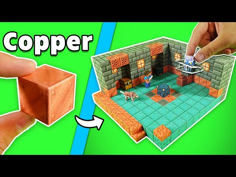 I Made The TRIAL CHAMBERS With MAGNETIC Minecraft Blocks...