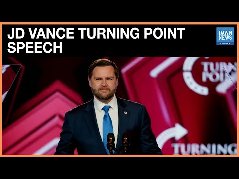 JD Vance Calls for Unity, Faith, and America First at Turning Point USA 2025 | Dawn News English