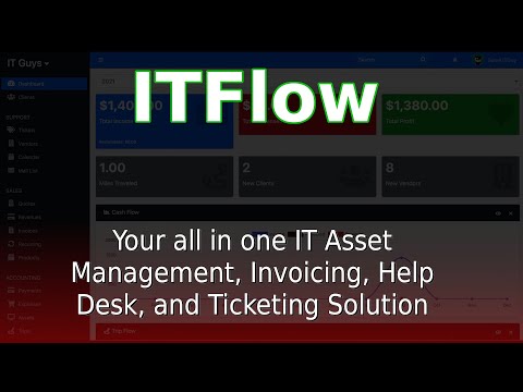 ITFlow your fully featured Asset Management, Help Desk, Invoicing, and Ticketing system.
