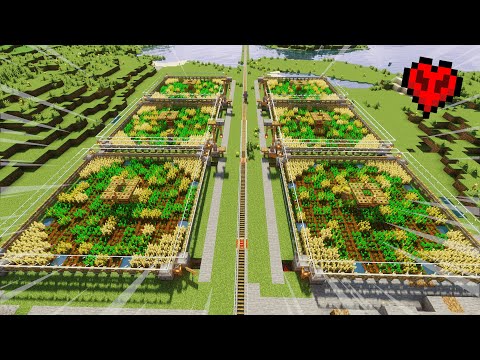 Creating a fully automated wheat farm in hardcore