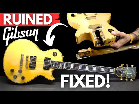 SAVING a WRECKED GIBSON Les Paul