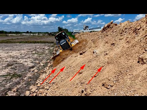 Incredible NEW Huge & Long Land Step by Step SHANTUI DH17c3 PRO Pushing & Cutting Trimmer Slope