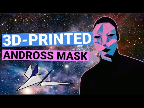3D-Printed ANDROSS Mask (STARFOX Cosplay)