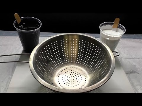 Acrylic Pouring - Colander Pour - Why Reverse ?! Awesome Fluid Art !