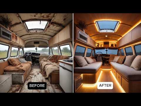 Renovate an old, worn-out vehicle into a luxurious and comfortable one. | @murattuncer