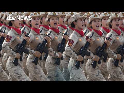 Watch the key moments of China's military parade | ITV News