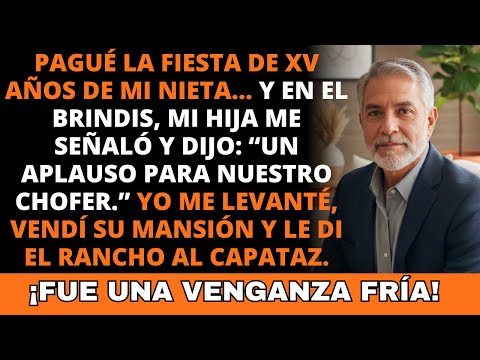 Pagué La Fiesta De XV Años De Mi Nieta… Y En El Brindis Mi Hija Me Presentó Como “El Chofer”.
