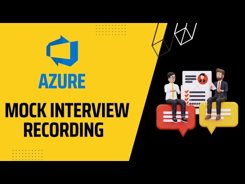 Azure Interview | Azure Recorded Interview | Hi-Tech Institution | Azure Mock Interview